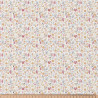 Printed Cotton ALICE White / Wheat